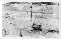 Churn Drill in the Open Pit