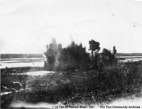  1.5 Tons Of Powder Blast 1931