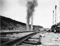 Open Pit - Blowing Holes 1931