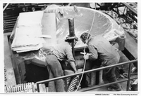 Installing springs on Symon's cone crusher