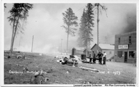Cranberry Portage Fire 1929Fire (Postcard) 