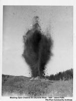  Blast Opening Channel At Churchill River - 1931 Island Falls