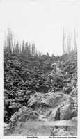 Island Falls Channel After The Blast