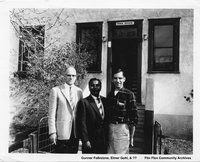  Gunner Folkston, Elmer Gohl, and a man from Ceylon now Sri Lanka