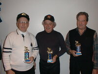Curling Trophy Winners - Barry Martin, Ed Andrusiak, Jack Larsson