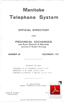  Flin Flon Phone Book 1937