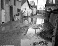Back alley scene