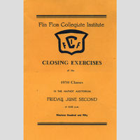 1950 Flin Flon Graduation Programme