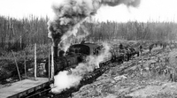  Contruction on the Flin Flon line