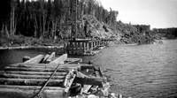 Building Bridge on the Flin Flon Line 1928 