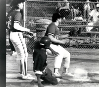 Ball game action