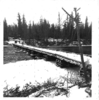 "Russel's" bridge across the Sturgeon Weir River 