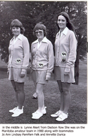 The 1975 Manitoba Junior Women's team