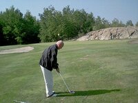 First Hole Second Shot