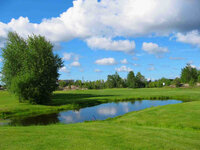 Water on the Ninth Fairway