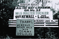 Sign About Nipawin Highway