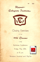  1956 Closing Exercises