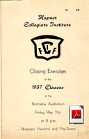 1957 Closing Exercises