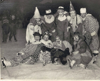 Clowns Part of 1957 Hapnot Collegiate Fun Festival 