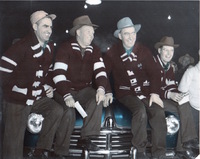 1949 Nipawin Bonspeil winners, Harold Vance, Jim Cook, Pete Hume and Norm Schneider.jpeg