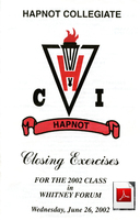 Hapnot School Closing Exercises 2002