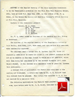 July - December 1932 Minutes of Committee