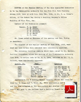 July - Dec 1933 Minutes of Committee