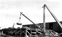  Mandy copper ore being transferred from barge to train