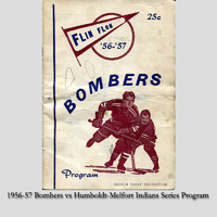 1956-57 Robin Hood Cup program 