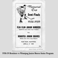 1958-59 Memorial Cup Semi-Finals Program