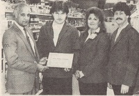 January 1988 Chamber "First Dollar Profit Plaque" "City Centre Foods".