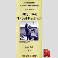 1975 Trout Festival brochure