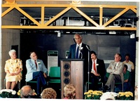 July 1986 Mayor Nazir Ahmad Thanks Premier Pawley For Provincial Building