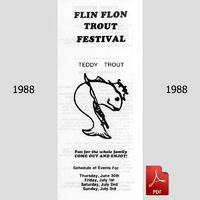 1988 Trout Festival brochure