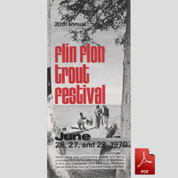 1970 Trout Festival brochure