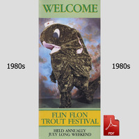 1980s Trout Festival brochure