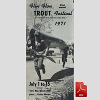1971 Trout Festival brochure