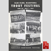 1963 Trout Festival brochure