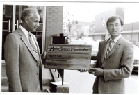September 9, 1985 Plaque Main Street upgrades and beautification f