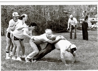 May 25, 1986 Chamber of Commerce team in a 2 X 4 board race 