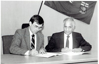 April 24, 1986. $2.2 million upgrade water and sewer mains,