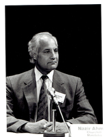 Mayor Nazir Ahmad taken during a political debate 