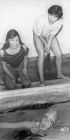 Swimming at the Aqua Center