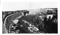 Nelson River, Manitou rapids bridge