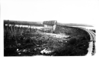 Nelson River, Manitou rapids bridge Hudson Bay Railway C 1929