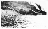 Wreck of 415 on Schist lake