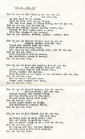 1946 '27 Club songsheet 'How Do You Do'