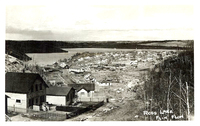 Post Card Sipple's Hill (Ross Street) Flin Flon 