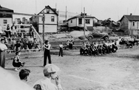 Base Ball in Jubillee Park Flin Flon 1940's