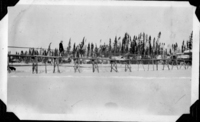 Bridge Over Ross Lake From The Ice 1930